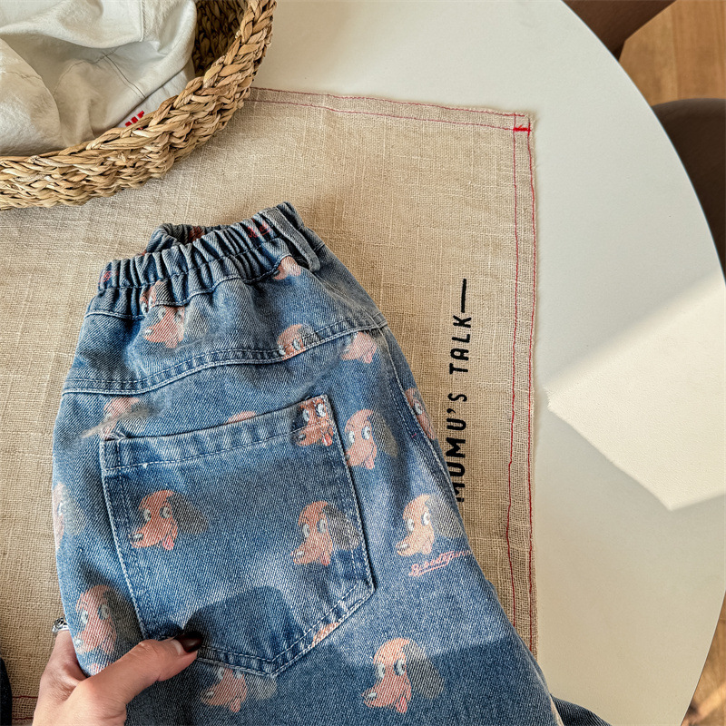 Kid Dog Casual Denim Pants
