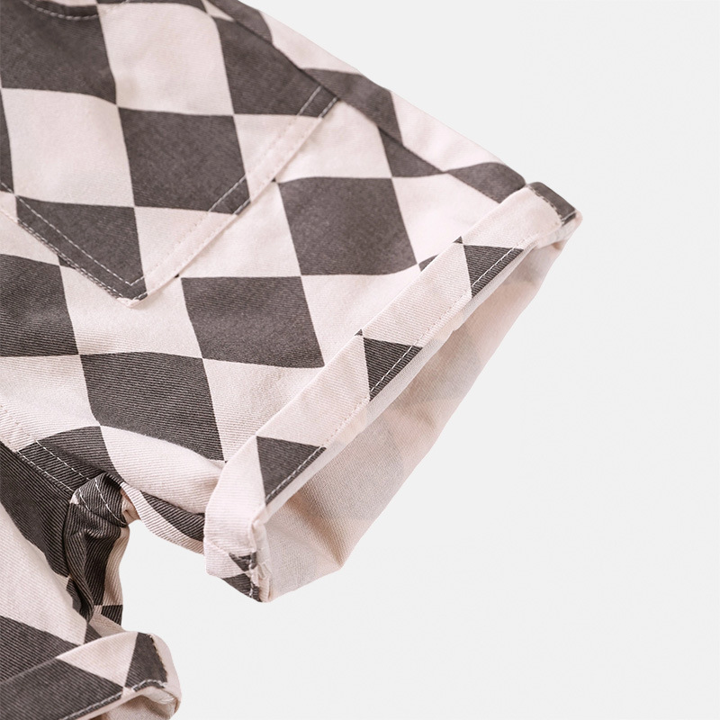 Toddler Diamond Checkerboard Shorts