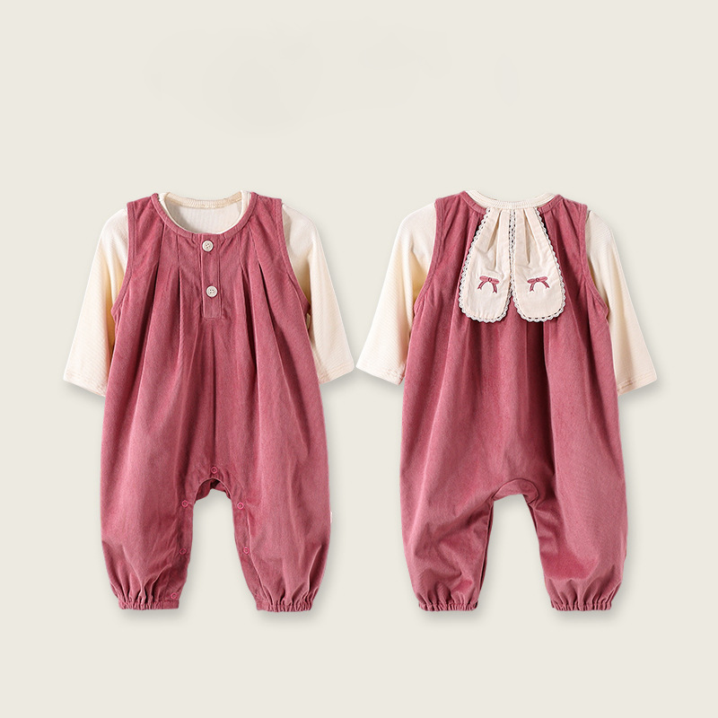 Baby Rabbit T-Shirt and Overalls