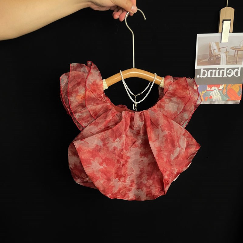 Toddler Girl Floral Mesh T-Shirt