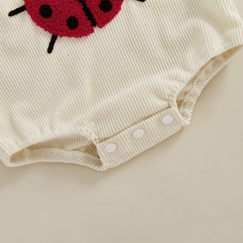 Baby Animal and Plant Embroidered Bodysuit