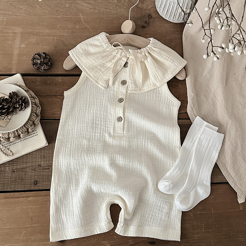 [Copy]Baby Girl Polka Dot Romper