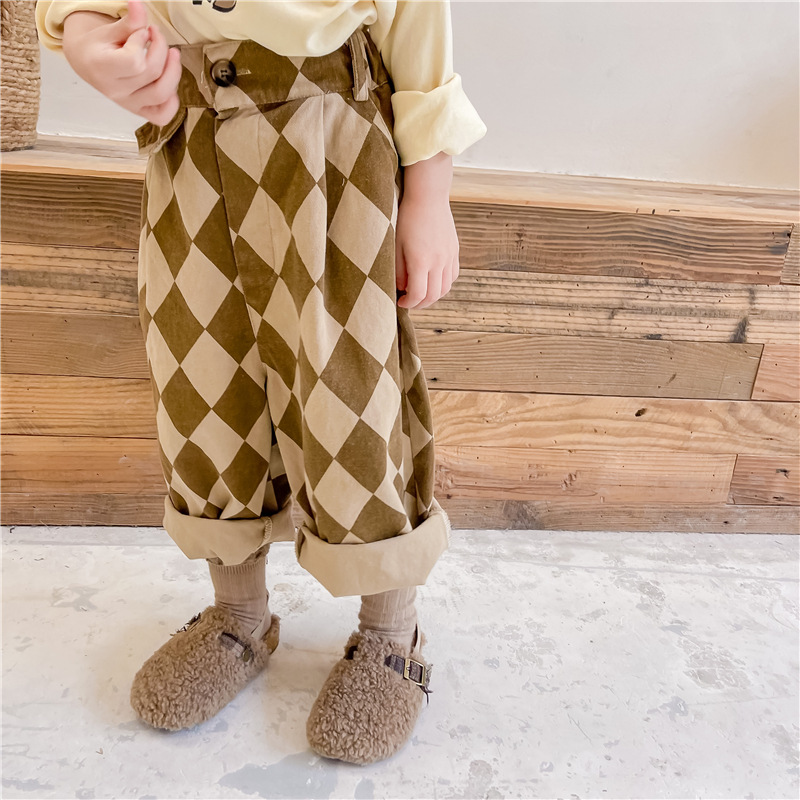 Kid Diamond Casual Denim Pants