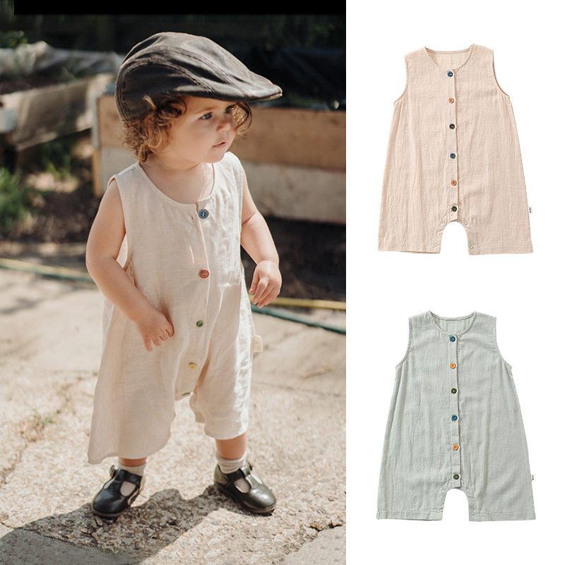 Baby Solid Color Romper