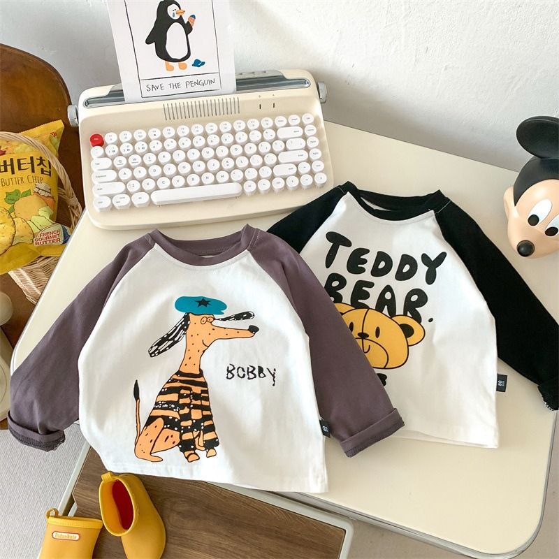 Toddler Animal Contrasting Sweatshirt