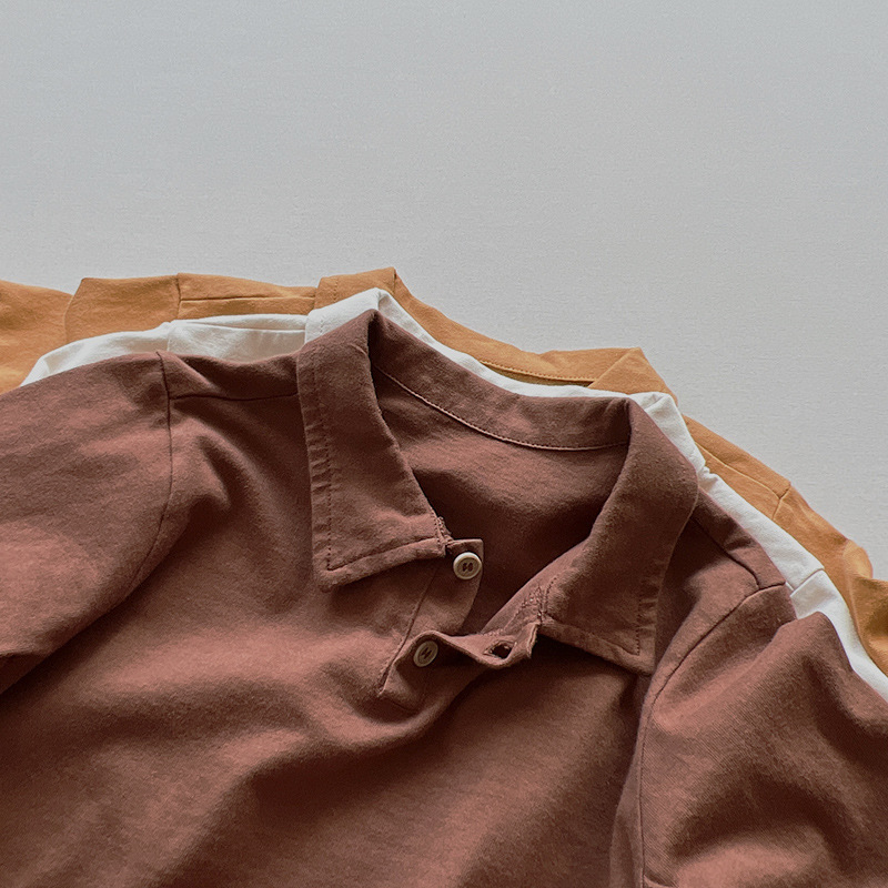 Kid Solid Color Polo Shirt