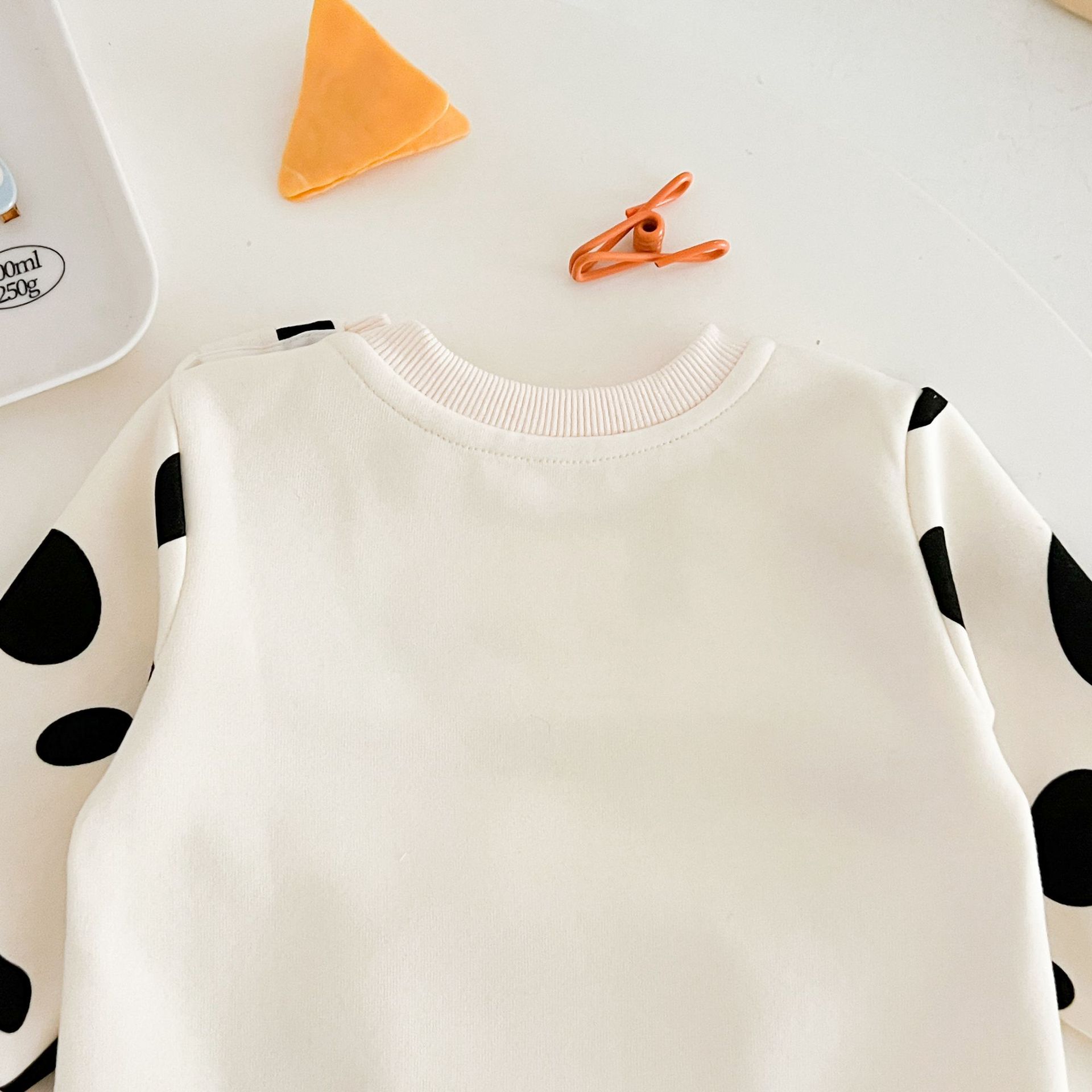 Baby Fake Two Pieces Milk Cow Romper