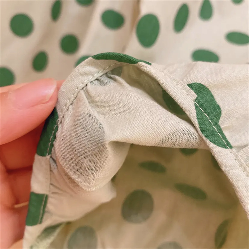 Toddler 2-Piece Green Dots Set with Hat