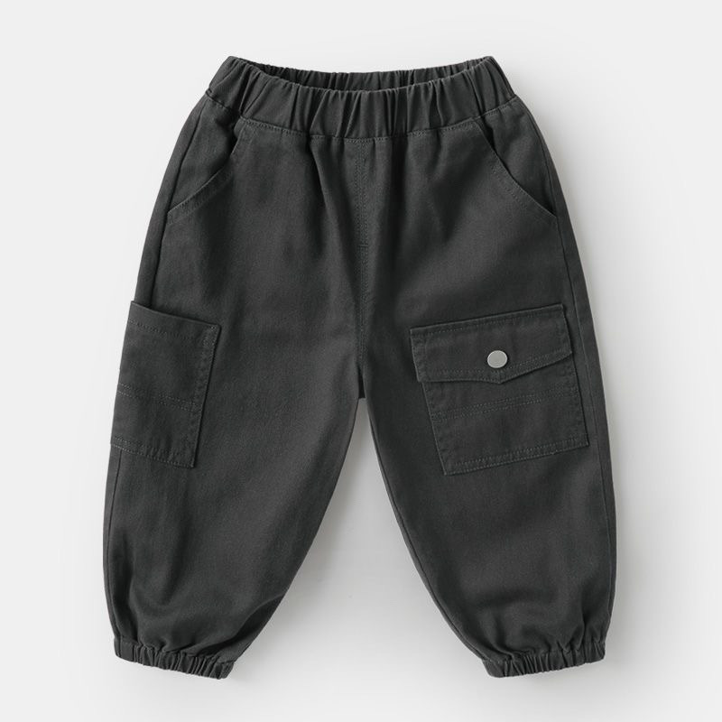 Toddler Solid Color Cargo Pants