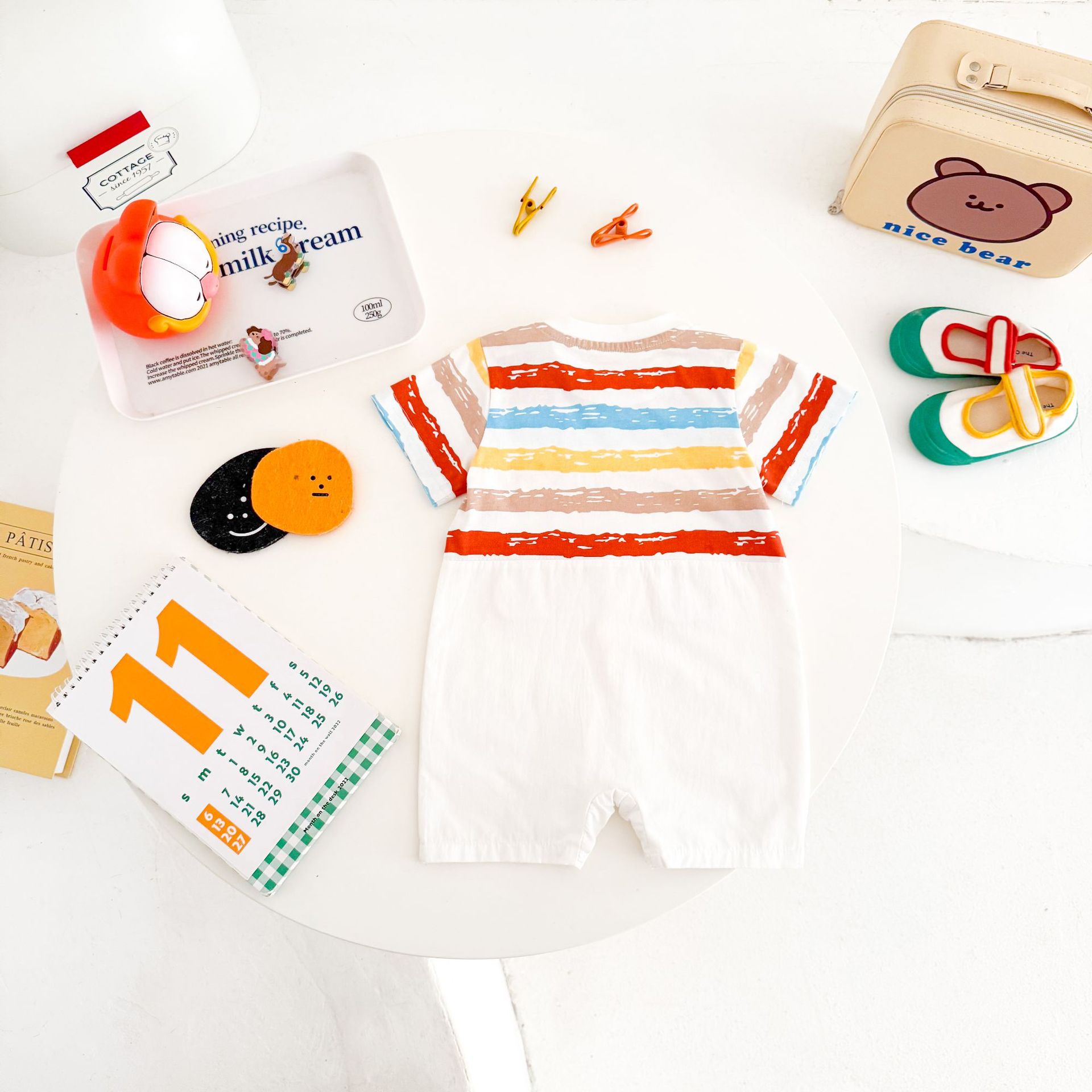 Baby Fake Two Pieces Tomato Romper