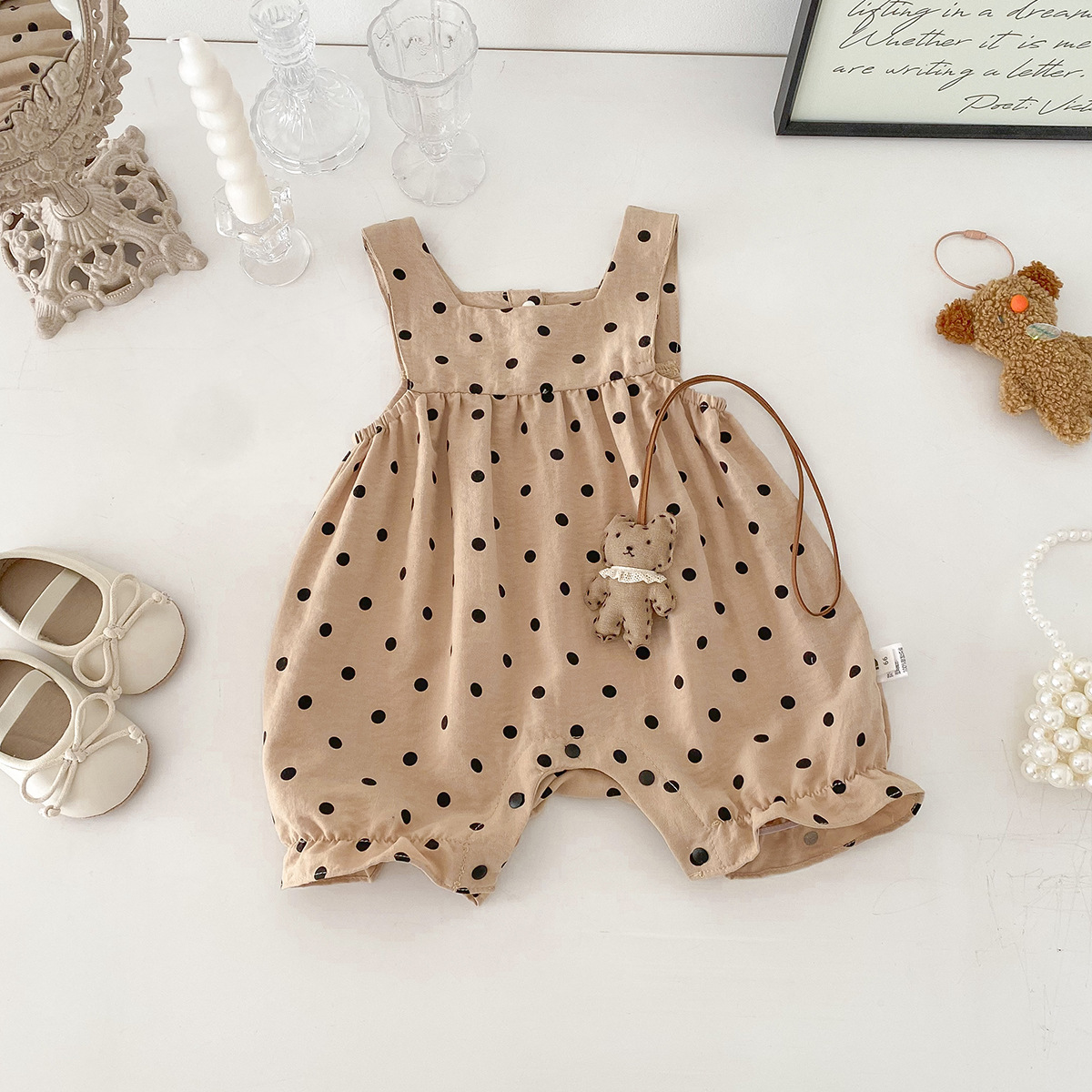 Baby Girl Polka Dot Romper