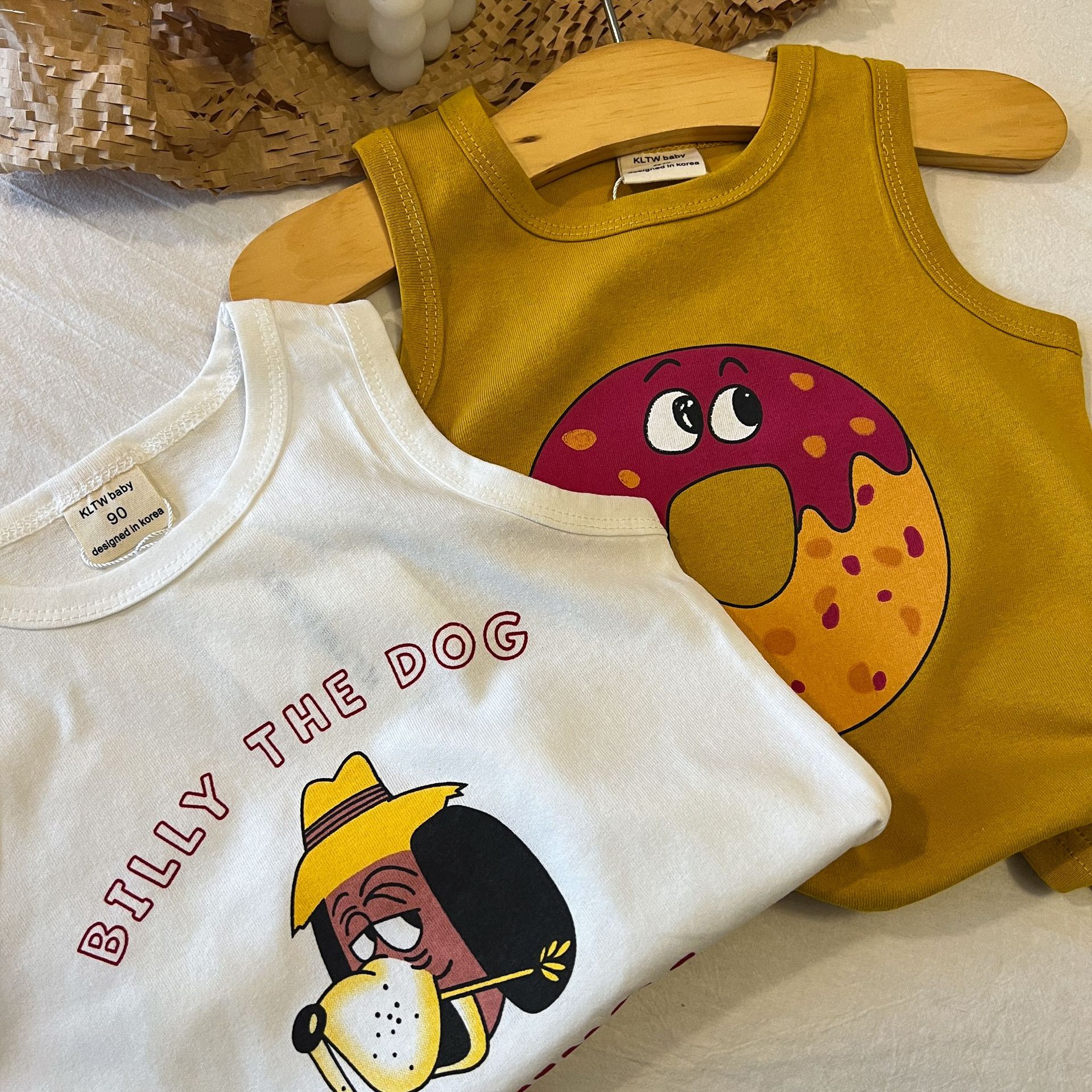 Toddler Boy Dog Elephant Donut Vest