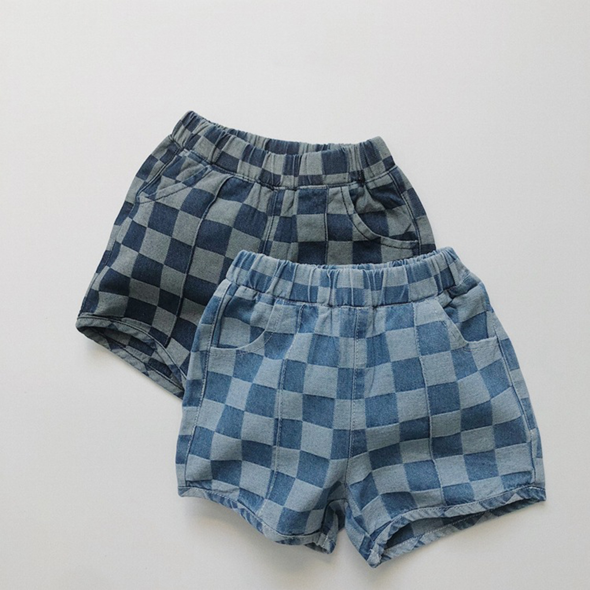 [Copy]Kid Color Block Design Loose Pants