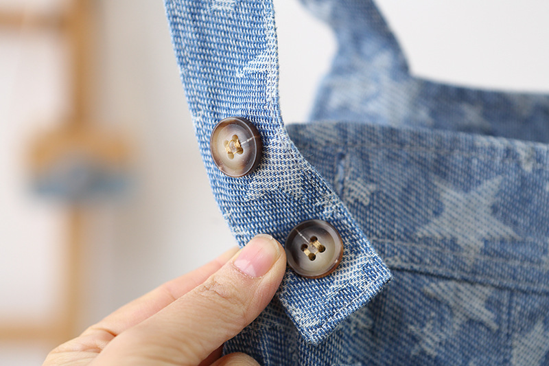 Baby Casual Star Denim Overalls