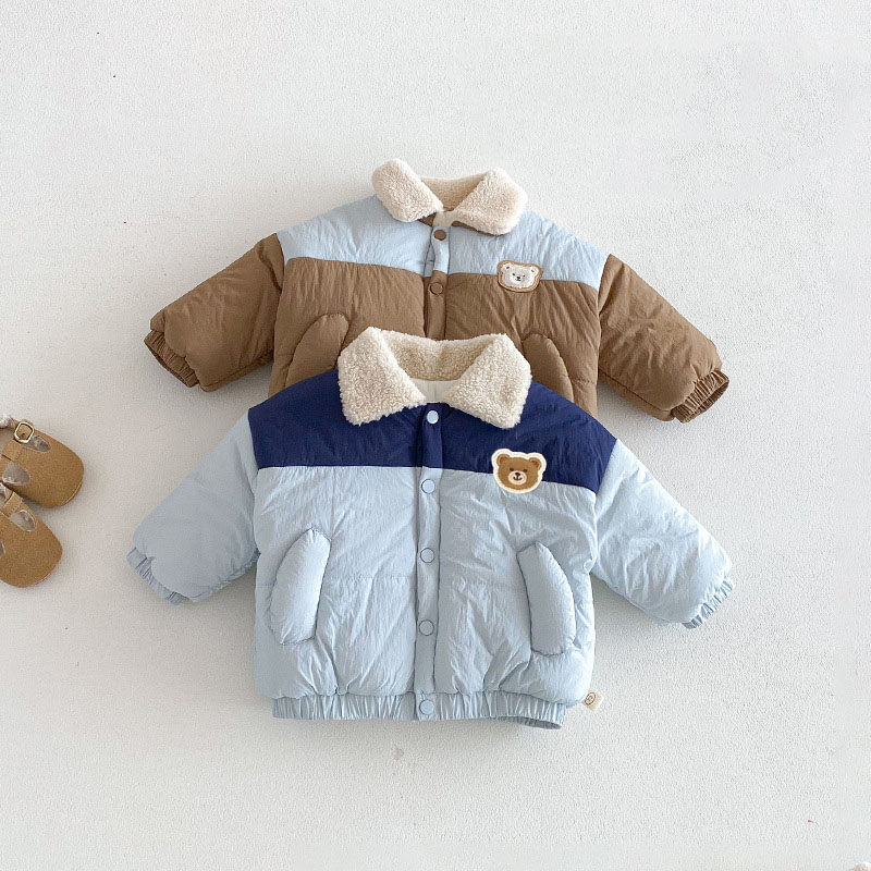 Baby & Kids Bear Colorblock Warm Jacket