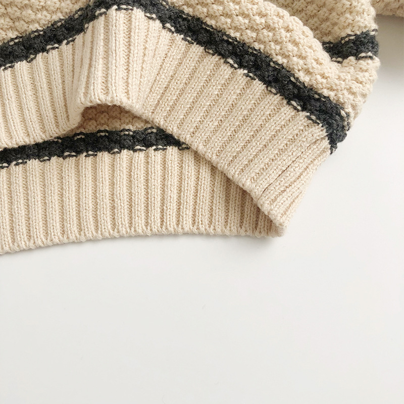 Kid Striped Polo Sweater