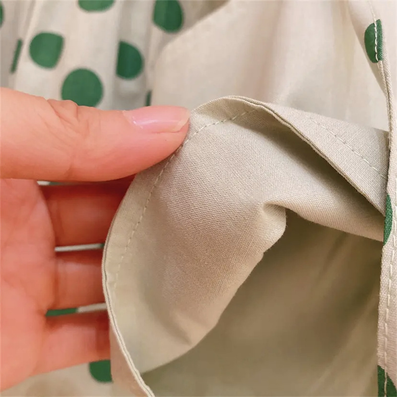 Toddler 2-Piece Green Dots Set with Hat