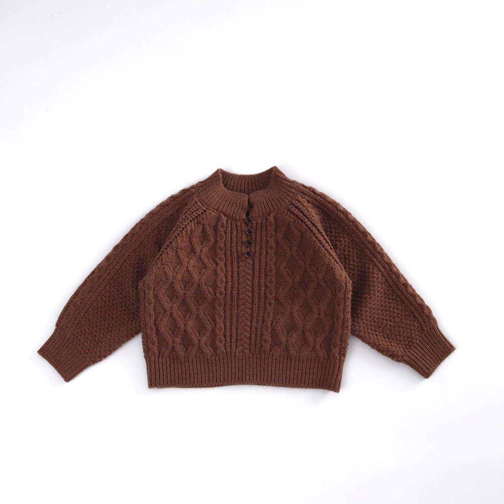 Kid Woven Turtleneck Sweater