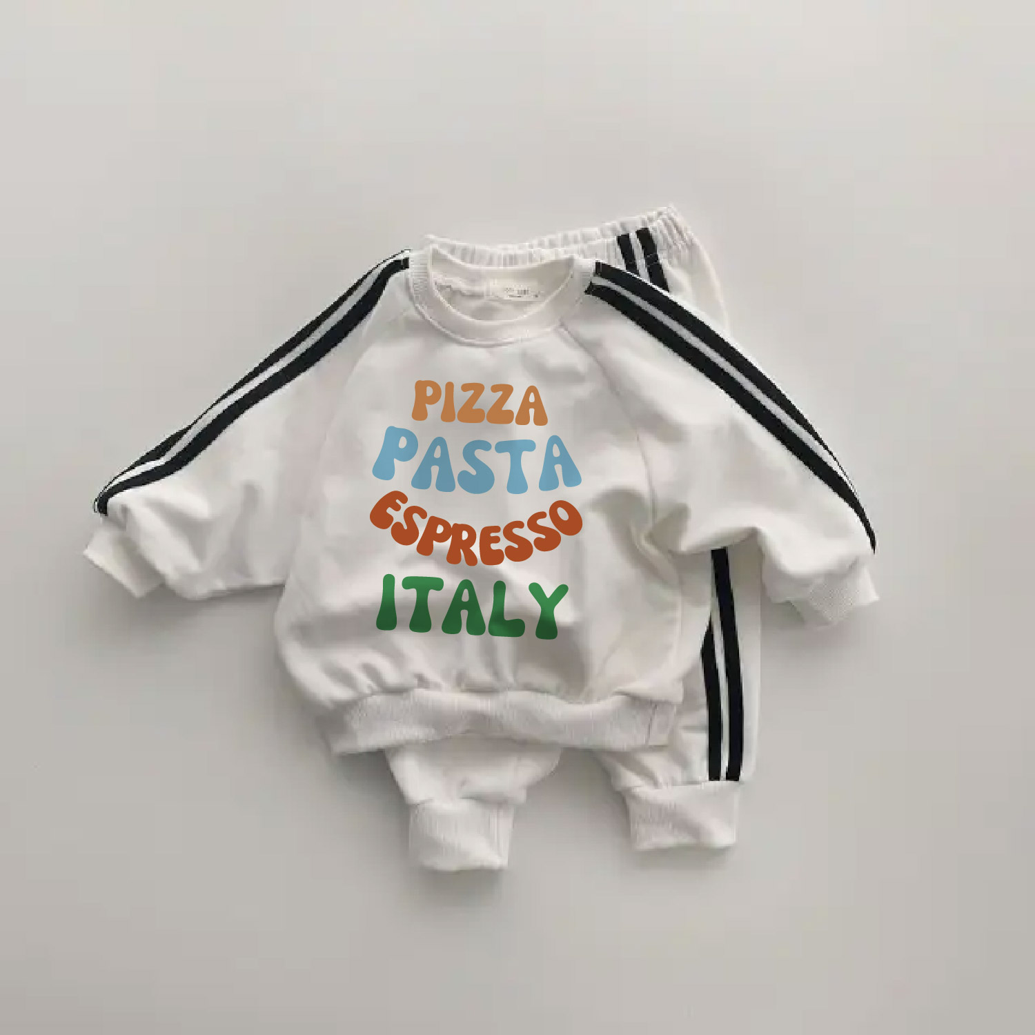 PIZZA PASTA ESPRESSO ITALY Baby Sweatshirt Sets
