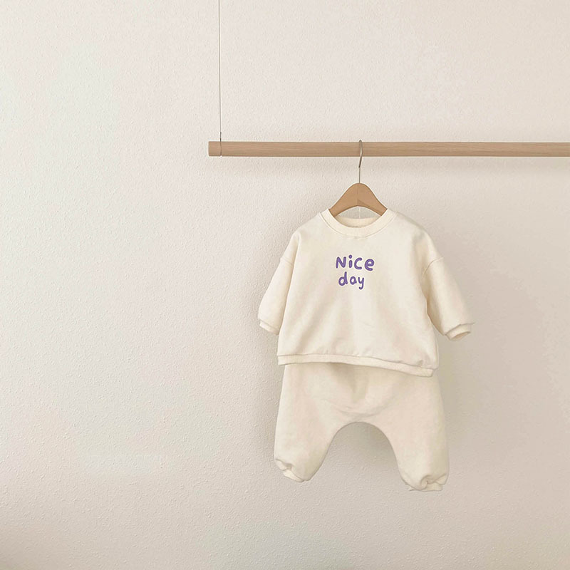 Nice Day Baby Toddler Smiley Sweater Set