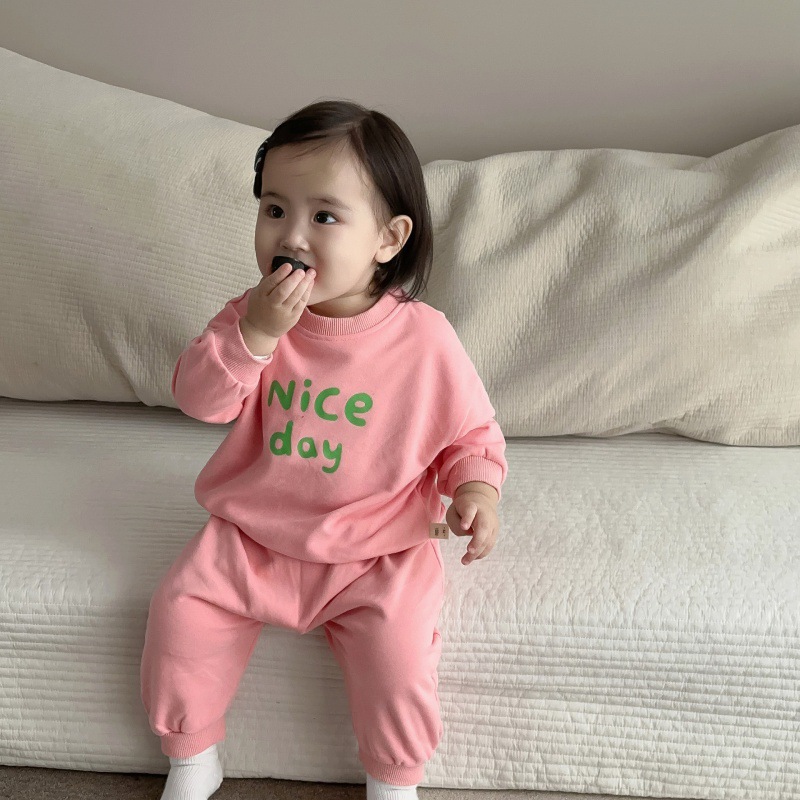 Nice Day Baby Toddler Smiley Sweater Set