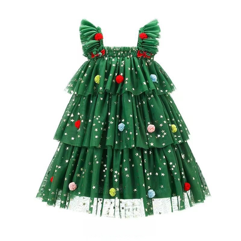 Baby Kids' Girl Christmas Strapless Dress