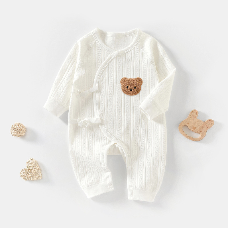 Baby Newborn Animal Bear Lace-up Romper