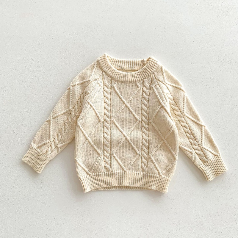 Baby Sweater Overalls Set