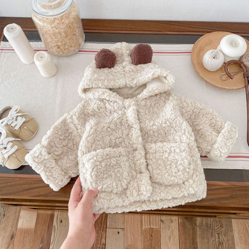 Bear Ears Baby Toddler Warm Outwear