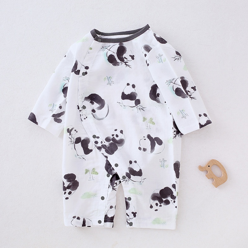 Baby Newborn Zoo Print Romper