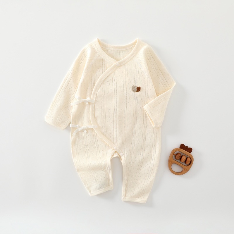 Baby Newborn Tie-Up Romper