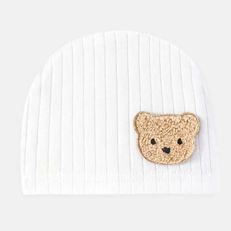Baby Solid Color Bear Hat
