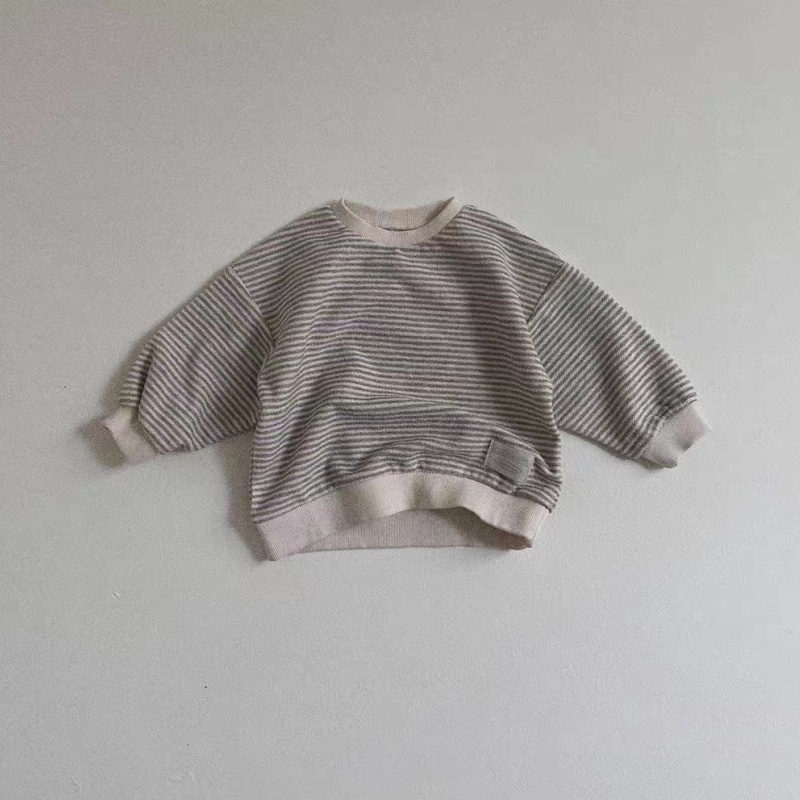 Baby Striped Long Sleeve Sweatshirt