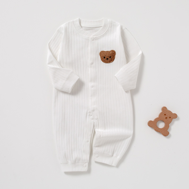 Baby Newborn Cute Animal Bear Pit Strip Romper