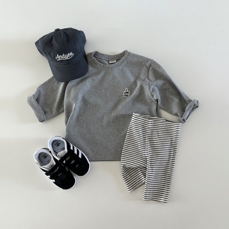 Baby Striped 2-Piece Sports Set
