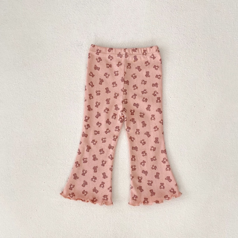 Baby Toddler Girl  Printed Bell-Bottom Pants