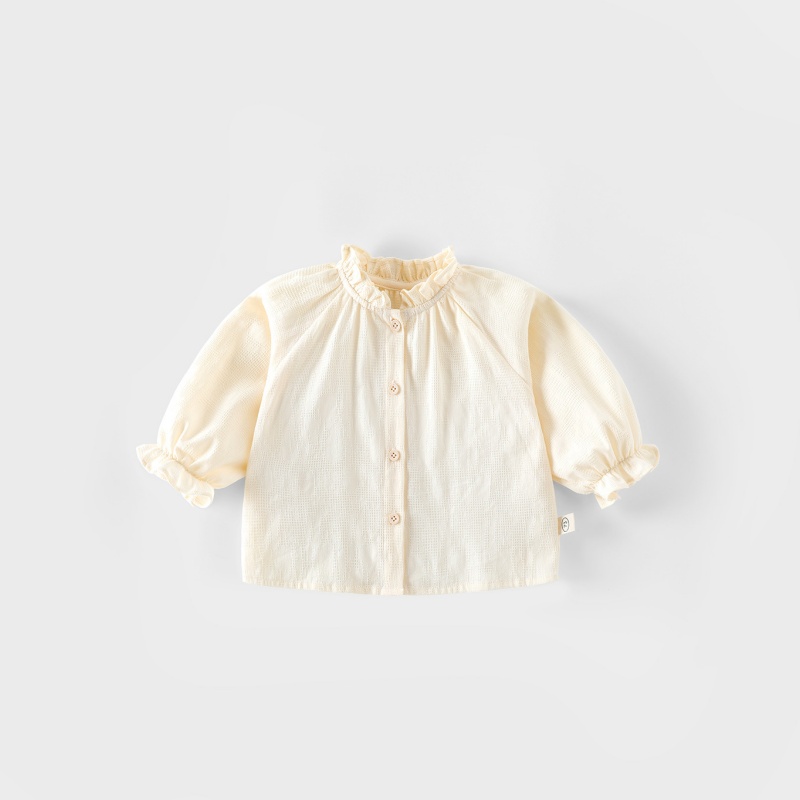 Baby Toddler Printed Shirt & Cherry Print Denim Overalls