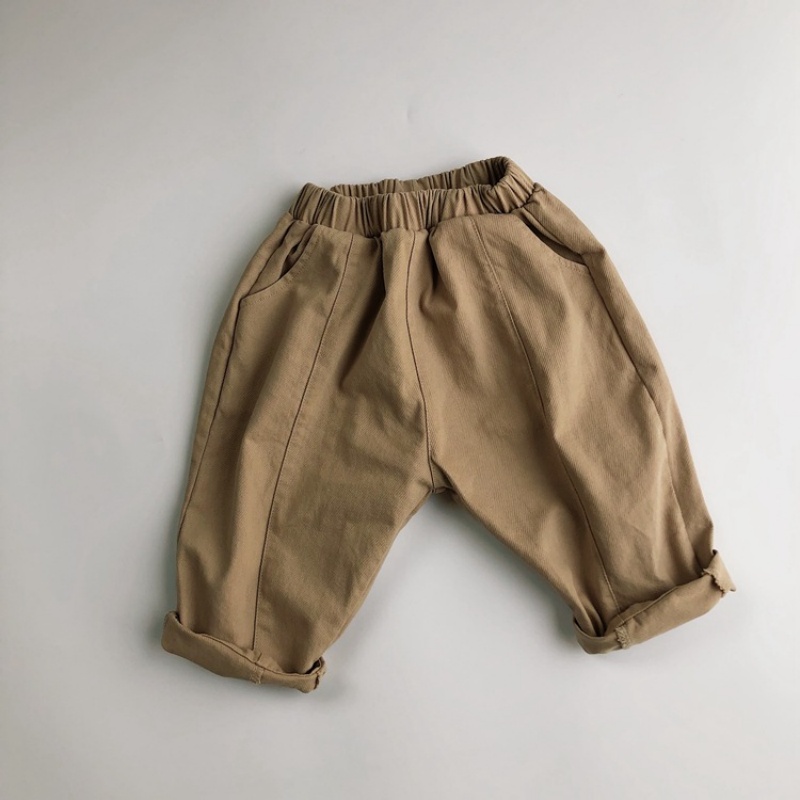 Baby Toddler Twill Casual Carrot Pants