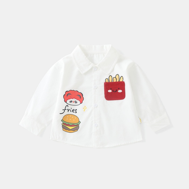 Baby French fries shirt and overalls