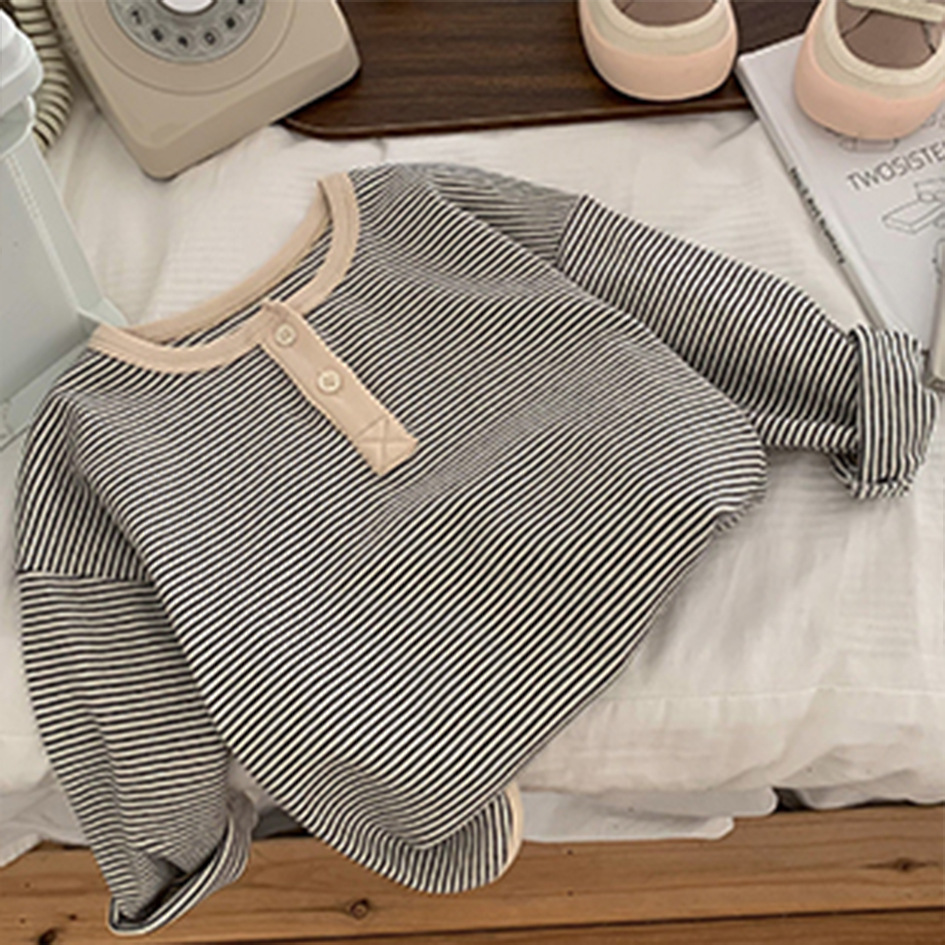 Toddler Striped Bottoming Shirt