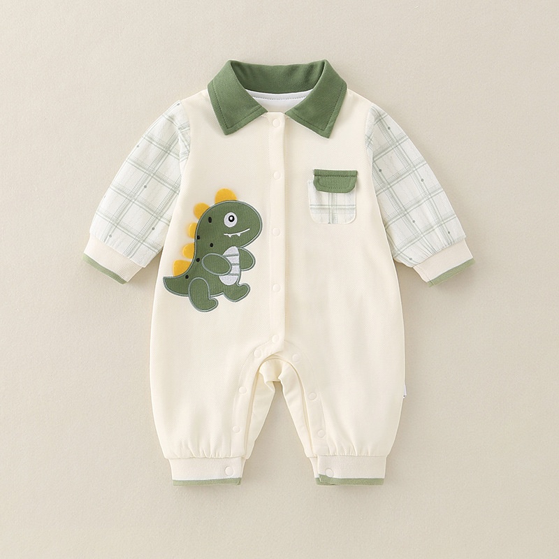 Baby Dinosaur Print Romper