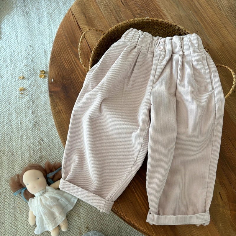 Baby Toddler Corduroy Carrot-Cut Casual Pants