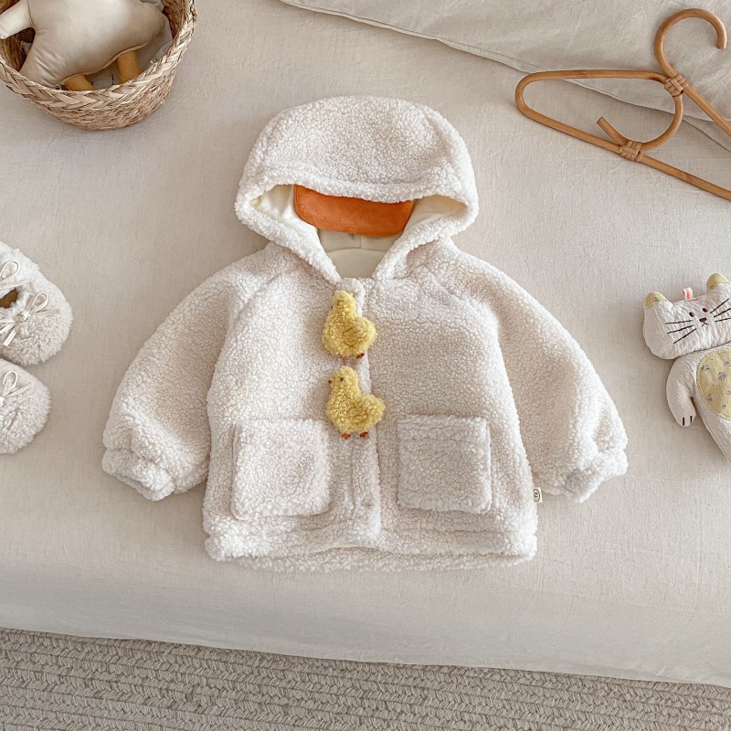 Baby Toddler Yellow Duck Coat and Pants 