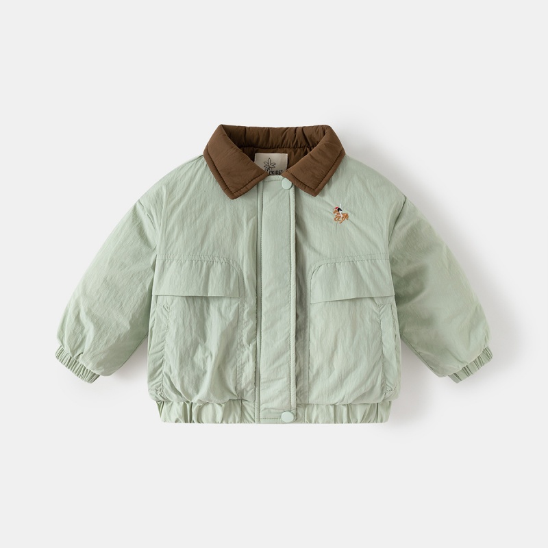 Baby Kids' Boy Color-Blocked Cotton Jacket