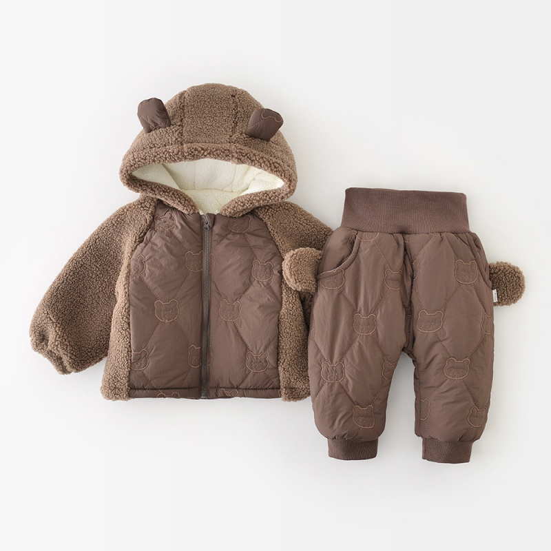 Baby Toddler 2-Piece Bear Warm Set