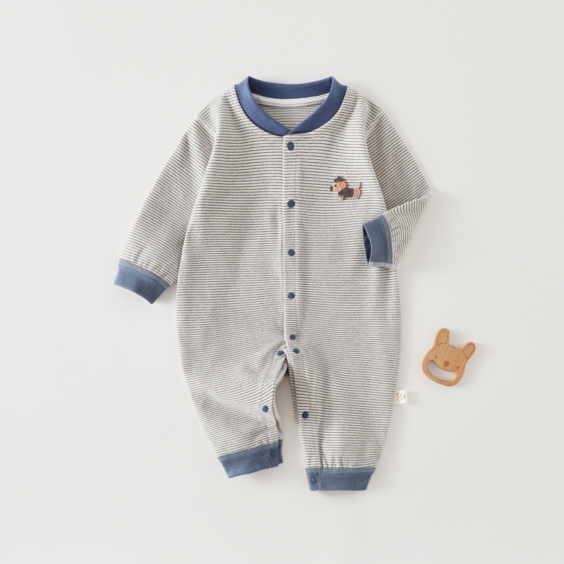 Baby Striped Dachshund Romper