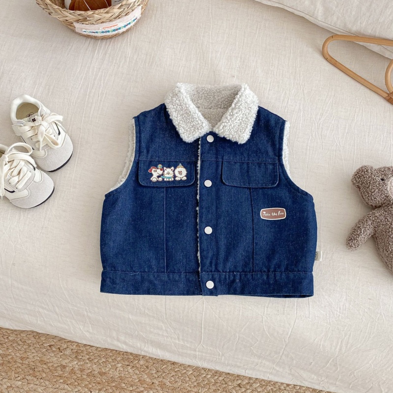 Baby Toddler Fleece Denim Outerwear