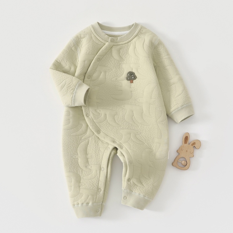Baby Quilted Jacquard Romper