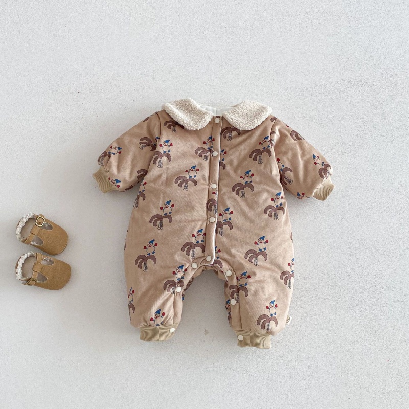 Baby Printed Fleece Romper