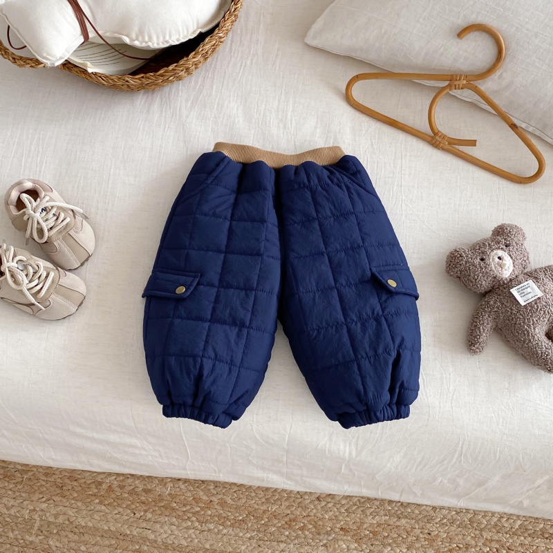 Baby Kids' Fleece-Lined Thick Work Pants